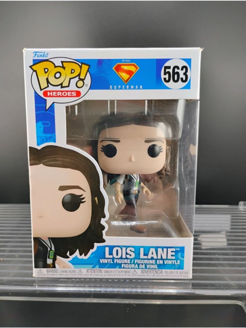 Funko Pop Heroes Lois Lane Superman Vinyl Figure 563 Boxed New